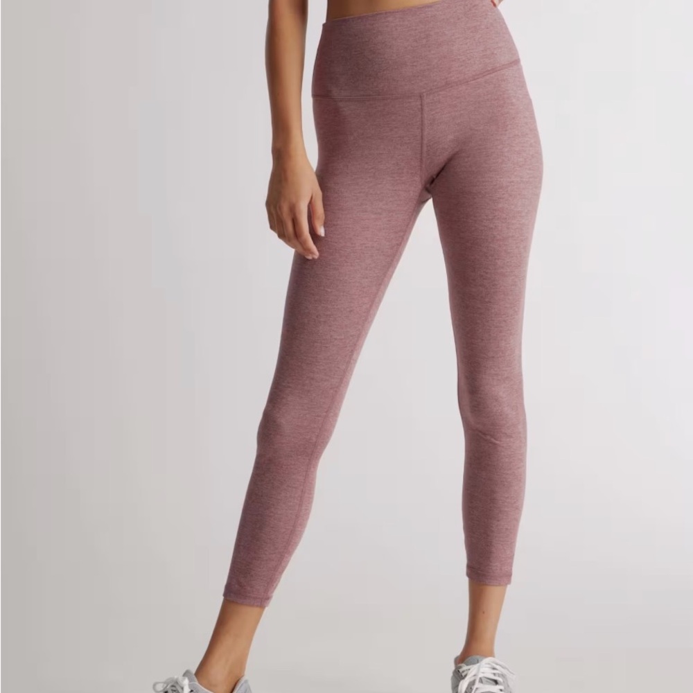 Ultra-Soft High-Rise Legging in Heather Rose
